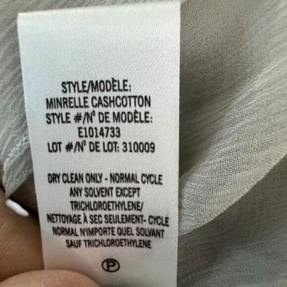 Theory Gray Cashmere blend v-neck loose fit womens sweater size Medium - Picture 7 of 8